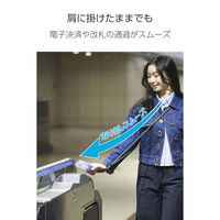 スマホショルダーストラップ 肩掛け 全機種対応 落下・紛失防止 軽量 グレー P-STSDH1FLREGY エレコム 1個（直送品）