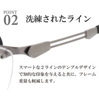 【老眼鏡 リーディンググラス】FEEL LIFE FLM-002 col.2 ブルー 度数 +3.00 / 1個（直送品）