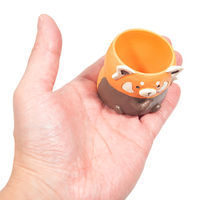 ケー・イー・アイ 鉢 リトルレジンポット レッサーパンダ 314361 1個（直送品）