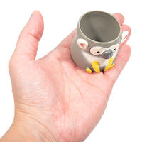 ケー・イー・アイ 鉢 リトルレジンポット リスザル 314362 1個（直送品）