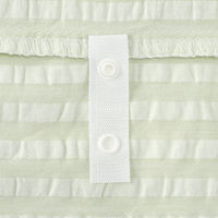 無印良品 綿 サッカー織 掛ふとんカバー Ｓ １５０×２１０ｃｍ用 グリーン 良品計画
