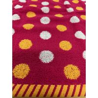 【アウトレット】フリュイ バスタオル（ピンク） QLT13016（P）-1P 1セット（1枚×3） 日繊商工