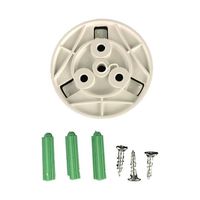 ビットストロング 監視カメラマウント用台座 ABS 55mm 白 BS-KANMD-GO55 1個 68-0511-44（直送品）
