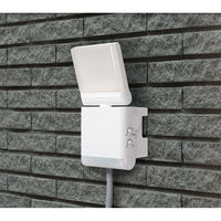 朝日電器 LEDセンサーライト フラット コンセント式 1灯 ESL-SF901AC 1個（直送品）