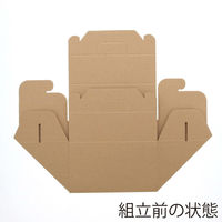 シモジマ ケーキ箱 ネオクラフト キャリーBOX 12×18 004248407 1セット(1袋(20個入)×5)（直送品）