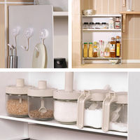 ディーエーピーネットワーク 調味料ラック マグネット スリム3段 可動棚付き monowa064 1個（直送品）