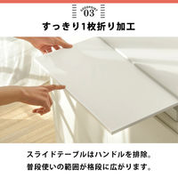 ディーエーピーネットワーク キッチン家電下 スライド作業台 引き出し収納付き monowa062 1個（直送品）