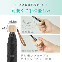 ディーエーピーネットワーク 超軽量 折りたたみ傘 晴雨兼用 (杢コーラル) solshade030_MCL 1個（直送品）