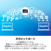 TRENDnet 26ポート 堅牢 産業用ギガビットDINレールスイッチ TI-G262 1台（直送品）
