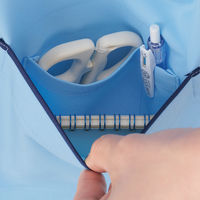 住商モンブラン スクラブ 兼用 半袖 ホーリーグリーン/スモーキーブラック SS MS010-3393 1枚（直送品）