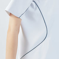 住商モンブラン ジャケット レディス 半袖 白/コーラルピンク S MJ058-0102 1枚（直送品）