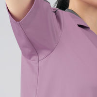 住商モンブラン スクラブ 兼用 半袖 ライラック/グレー 5L MS009-5292 1枚（直送品）