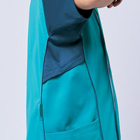 住商モンブラン スクラブ メンズ 半袖 ターコイズ/ブルー 5L MS855-43 1枚（直送品）