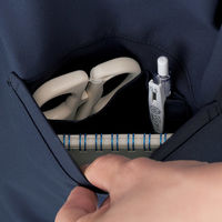 住商モンブラン スクラブ 兼用 半袖 アースブルー×インディゴブルー L UM503-EBIB 1枚（直送品）