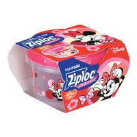 （数量限定）ジップロック スクリューロック 食品保存容器 ディズニー 473ml 電子レンジ可 1個 旭化成ホームプロダクツ