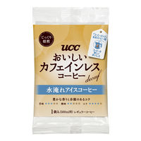 UCC上島珈琲 UCC おいしいカフェインレスコーヒー コーヒーバッグ 水淹れアイスコーヒー 1セット（4袋分×3）