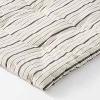 無印良品 綿洗いざらしシートクッション ロングタイプ ５０×１５０ｃｍ 生成ストライプ 良品計画