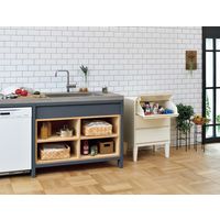 モストロ オープンチェスト3段 ホワイト1個