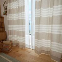 スミノエ コルネ セミオーダー カーテン アルディ 2300×1700mm ベージュ １セット(2枚入)（直送品）