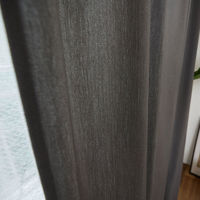 スミノエ コルネ セミオーダー カーテン ドゥニーム 2100×2250mm グレー １セット(2枚入)（直送品）