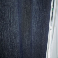 スミノエ コルネ セミオーダー カーテン ドゥニーム 1200×1150mm ダークブルー １セット(2枚入)（直送品）