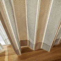 スミノエ コルネ セミオーダー カーテン コード 1100×2250mm ブラウン １セット(2枚入)（直送品）