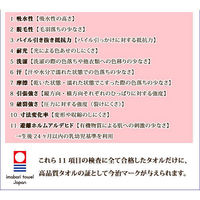 林 ハンドタオル 日本製(今治) ことほぎ 富士山 ブルー(青) WJ211301 1セット(1枚×10)