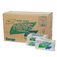 春日製紙工業 ニューズペーパータオル中判(レギュラーサイズ) 520015 1セット(200枚×30パック)