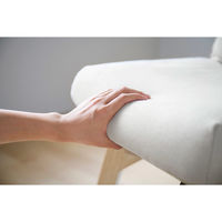 アイリスオーヤマ 折りたたみ回転チェア アイボリー 1脚（直送品）