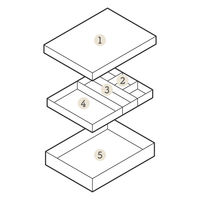 ナカバヤシ 紙製収納リトレイA4 クラフト RTY-A4KR 1個