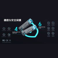 MARSTEK 充電式 単3形電池 リチウムイオン充電池 1.5V 4本セット MS5070C4P 1セット(単三形×4本)