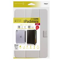 ナカバヤシ iPad mini (第6世代/A17 Pro)軽量ハードケースカバー グレー TBC-IPM2100GY 1個
