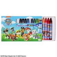 サンスター文具 水でおちやすいクレヨン 12色 パウ・パトロール 1822278A 1セット(1個×6)（直送品）