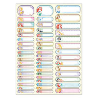 サンスター文具 いつでもなまえシール/DC ディズニープリンセス 2142429B 1セット(1枚×10)（直送品）