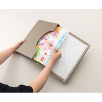 ライオン事務器 ライオン フレームホルダー〈スマフィ〉 FR-832S ライトグレー(LH) 12932 1冊（直送品）