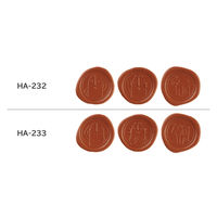 ライオン事務器 ライオン はにさっく 封ろう風シール HA-233 25983 1セット(1枚×10)（直送品）