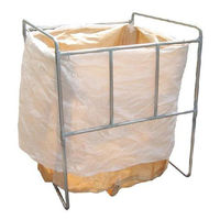 グリーンクロス 折りたたみ式軽量フレコンバッグスタンド 1250×1250×1100mm AKF-2 1台（直送品）
