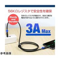 USB Type C ケーブル 1m 互換品 3.2 Gen 2(USB 3.1)対応 cable-e010-pr000087 1本（直送品）