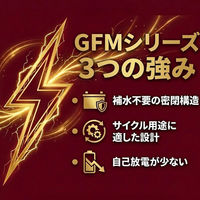 AQUA DREAM サイクルサービス 業務用バッテリー GFMシリーズ 制御弁式(VRLA)鉛蓄電池 GFM90 1個（直送品）