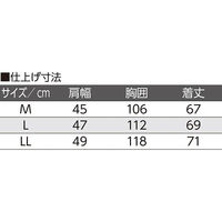 ケアファッション らくらくフルジップベスト グレー M W018218461 1着（直送品）
