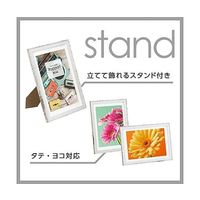 ハクバ写真産業 フォトフレーム ラポール A4 ウッディホワイト FWRP-WWA4 1個 64-7755-83（直送品）