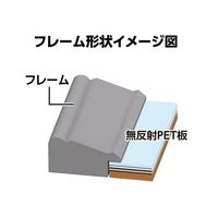 ハクバ写真産業 ハクバ 肖像額縁 入山 太子判サイズ 無反射PET FWIY-TBP 1個 68-5154-60（直送品）