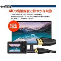 メディアフューチャー HDMIーmini HDMI 変換ケーブル 1.4規格 1.5m cable-c015-pr000052 1本（直送品）