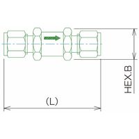 フジキン ギャクシバルブ FUCLー715ー9.52ー0.023ーUP 1個（直送品）