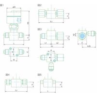 フジキン ベローズバルブ FPRー71ー9.52#AーUP 1個（直送品）