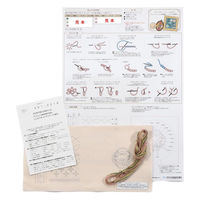 刺しゅうキット GARDENPARTY はじめてのフランス刺しゅう レッスンLevel1 GP-K7 OLY-GP-K7 1組（直送品）