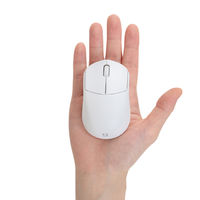 ナカバヤシ Bluetooth静音 軽量ミニマウス 3ボタン BlueLED ホワイト MUS-BKT250W 1個（直送品）