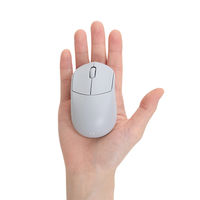 ナカバヤシ Bluetooth静音 軽量ミニマウス 3ボタン BlueLED グレー MUS-BKT250GY 1個（直送品）