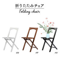 タマリビング ボーナス フォールディングチェア ボーナス ブラック 1セット（4脚入）（直送品）