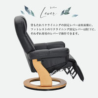 タマリビング ルーブ パーソナルチェア ブラック 1台（直送品）